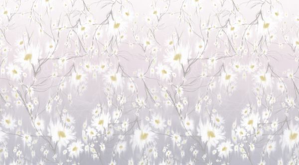 PHOTOWALL / Chamomiles - Pink (e322233)