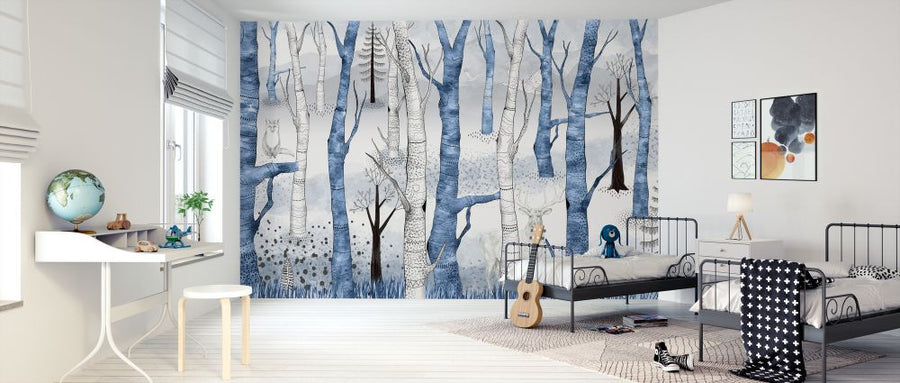 PHOTOWALL / Woodland Walz - Blue (e322330)