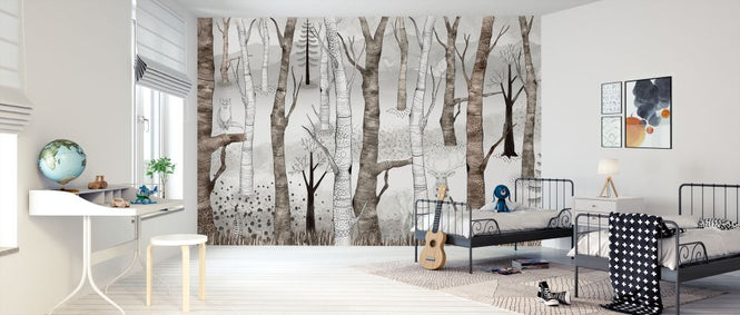 PHOTOWALL / Woodland Walz - Brown (e322331)