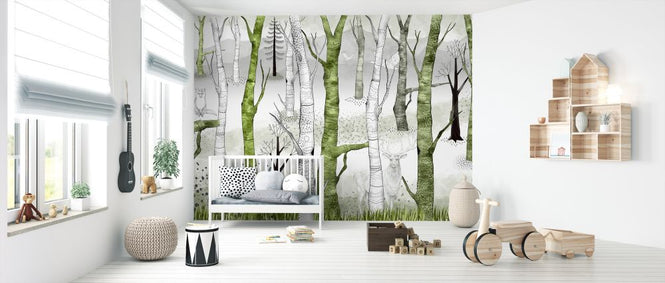 PHOTOWALL / Woodland Walz - Green (e322332)