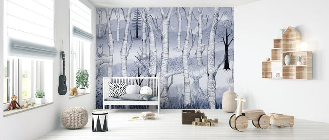 PHOTOWALL / Woodland Walz - Pale Blue (e322335)