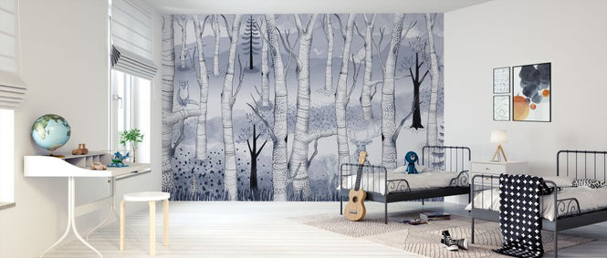 PHOTOWALL / Woodland Walz - Pale Blue (e322335)