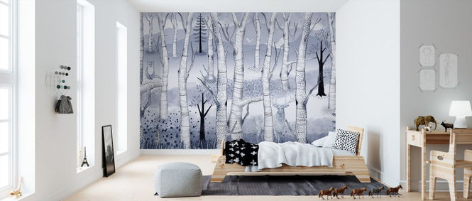 PHOTOWALL / Woodland Walz - Pale Blue (e322335)