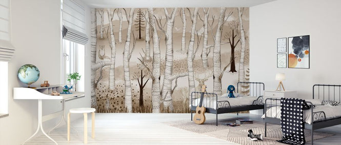 PHOTOWALL / Woodland Walz - Pale Brown (e322336)
