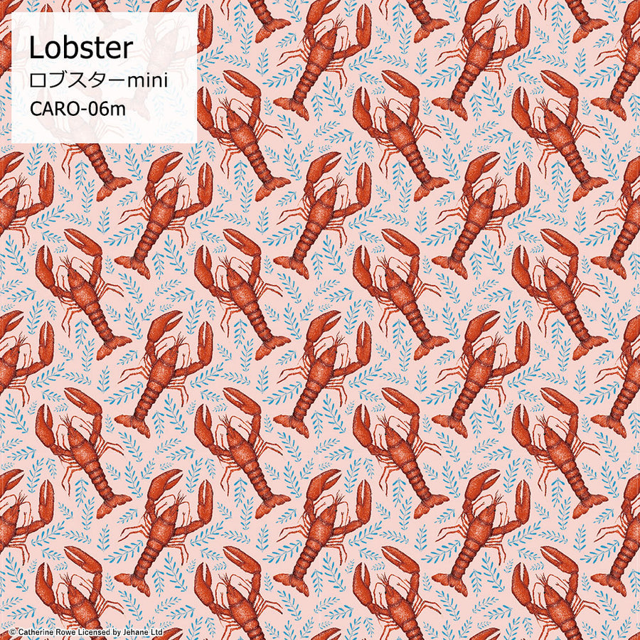 はがせる シール 壁紙【Hatte me!】Catherine Rowe / CARO-06m-65x10 Lobster mini(65cm×1m)