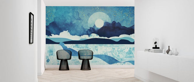 PHOTOWALL / Blue Desert - SpaceFrogDesigns (e322213)