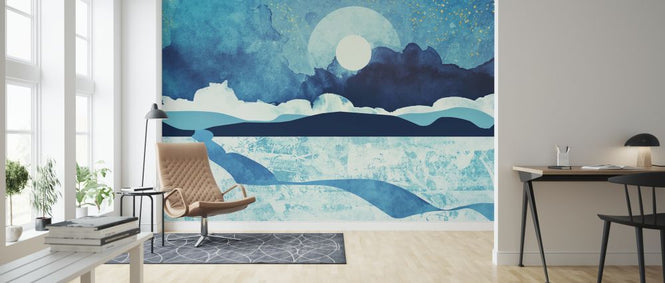 PHOTOWALL / Blue Desert - SpaceFrogDesigns (e322213)
