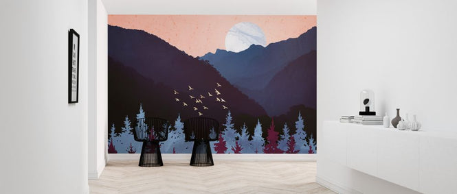 PHOTOWALL / Mulberry Dusk - SpaceFrogDesigns (e322219)