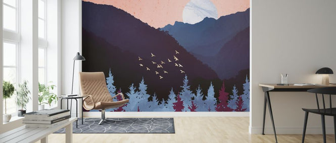 PHOTOWALL / Mulberry Dusk - SpaceFrogDesigns (e322219)