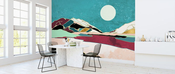 PHOTOWALL / Teal Sky - SpaceFrogDesigns (e322222)