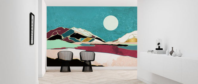 PHOTOWALL / Teal Sky - SpaceFrogDesigns (e322222)