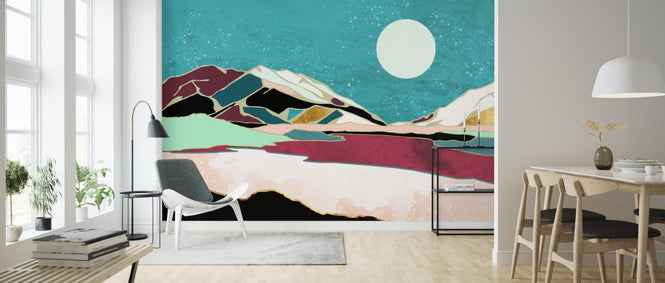 PHOTOWALL / Teal Sky - SpaceFrogDesigns (e322222)