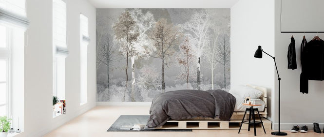 PHOTOWALL / Hidden Bird - Brown Grey (e323388)