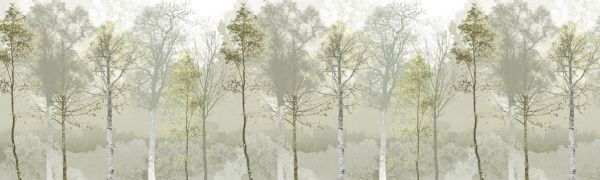 PHOTOWALL / Hidden Bird - Green Beige (e323389)