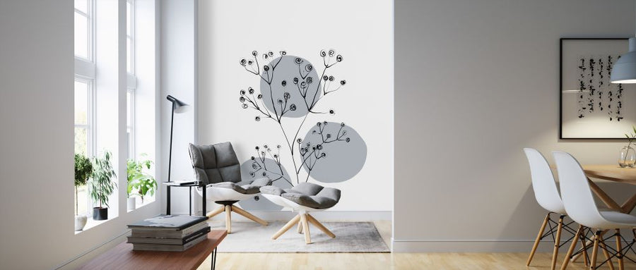 PHOTOWALL / Delicate Botanicals - Baby&#039;s breath (e322882)