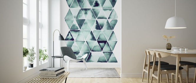 PHOTOWALL / Green Triangles (e322886)
