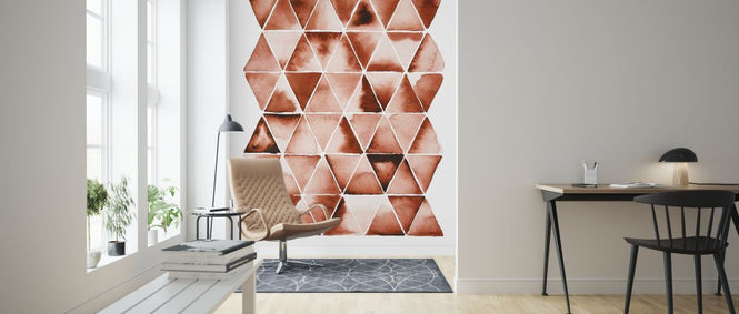 PHOTOWALL / Orange Triangles (e322887)