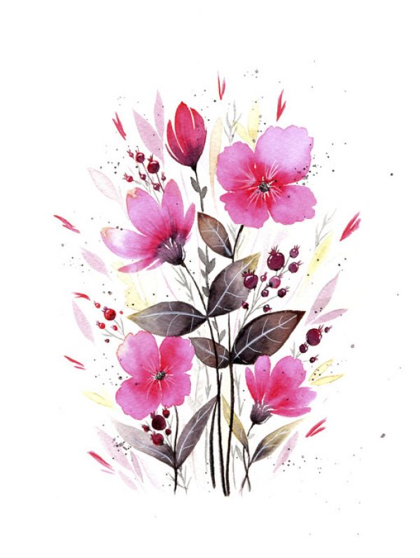 PHOTOWALL / Delicate Flowers of Summer (e322920)