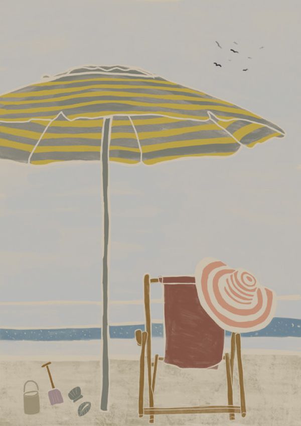 PHOTOWALL / On the Beach - Deck Chair (e322971)