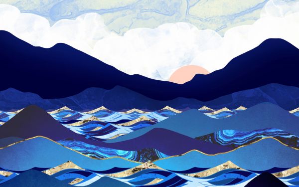 PHOTOWALL / Ocean Blue (e323611)