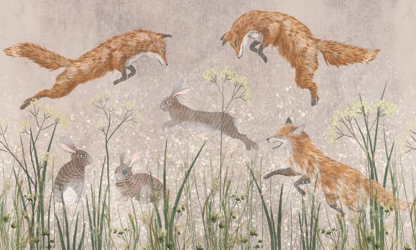 PHOTOWALL / Jumping Foxes II (e322852)