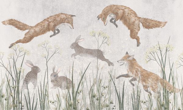 PHOTOWALL / Jumping Foxes IIII (e322854)