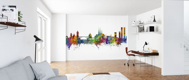 PHOTOWALL / Luxembourg City Skyline (e318612)