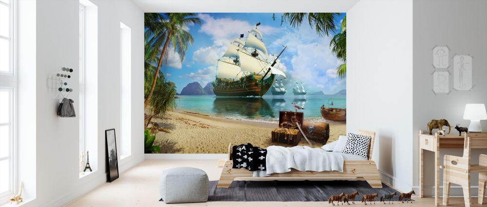 PHOTOWALL / Pirate Treasure Island (e323087) | 輸入壁紙専門