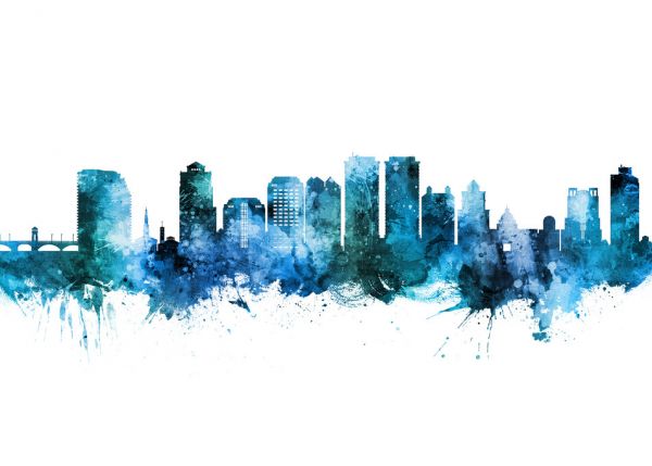 PHOTOWALL / West Palm Beach Florida Skyline (e319312)