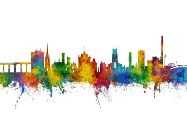 PHOTOWALL / Huddersfield England Skyline (e319334)