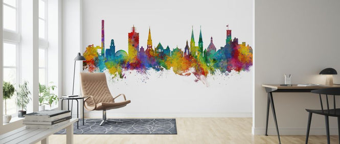 PHOTOWALL / Bielefeld Germany Skyline (e319346)