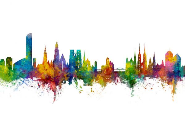 PHOTOWALL / Wroclaw Poland Skyline (e319370)