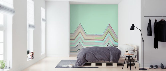 PHOTOWALL / Aqua Zig Zag (e321356)