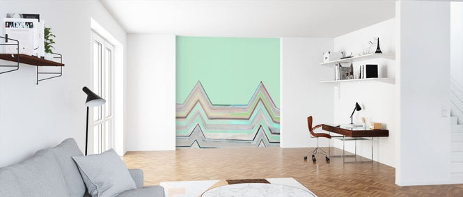 PHOTOWALL / Aqua Zig Zag (e321356)