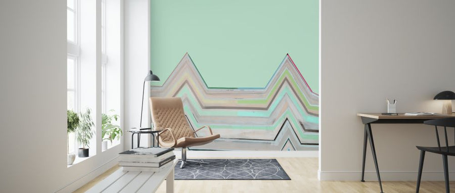 PHOTOWALL / Aqua Zig Zag (e321356)