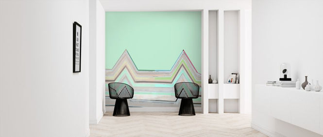 PHOTOWALL / Aqua Zig Zag (e321356)