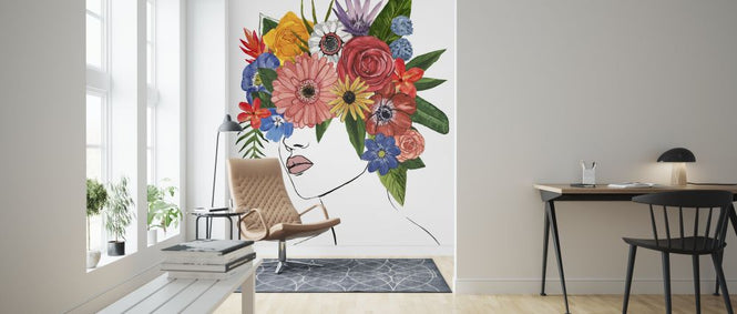 PHOTOWALL / Flower Lady (e321379)