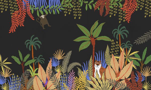 PHOTOWALL / Botany Tropical - Dark (e323699)
