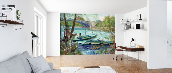 PHOTOWALL / Fishing in Spring the Pont De Clichy - Infographics (e322044)