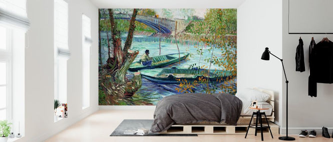 PHOTOWALL / Fishing in Spring the Pont De Clichy - Infographics (e322044)