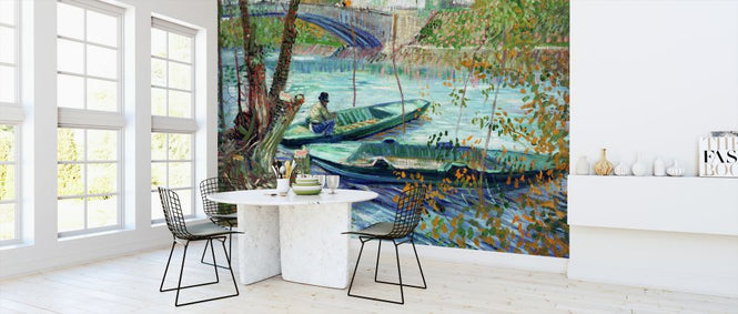 PHOTOWALL / Fishing in Spring the Pont De Clichy - Infographics (e322044)