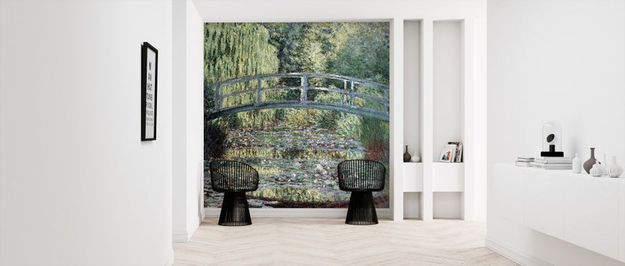 PHOTOWALL / Waterlily Pond Green Harmony - Infographics (e322055)