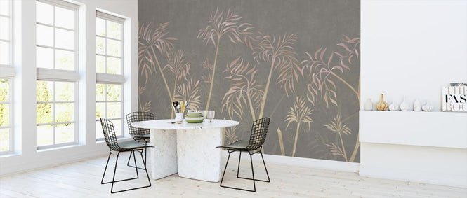 PHOTOWALL / Bamboo Harmony - Gray (e324805)