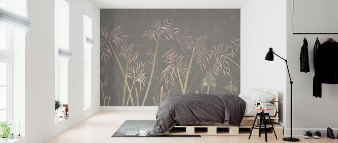 PHOTOWALL / Bamboo Harmony - Gray (e324805)