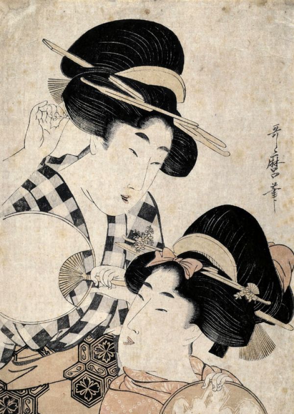 PHOTOWALL / Kitagawa Utamaro and Yamashiroya Toemon - Infographics (e322099)