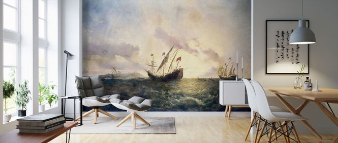 PHOTOWALL / Discovery of America - Infographics (e322109)