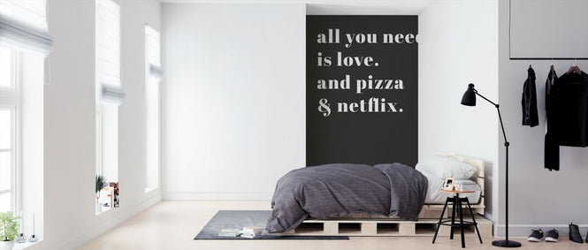 PHOTOWALL / All you Need is Love and Pizza and Netflix (e323290)