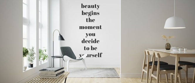 PHOTOWALL / Beauty Begins the Moment You Decide to be Yourself (e323312)