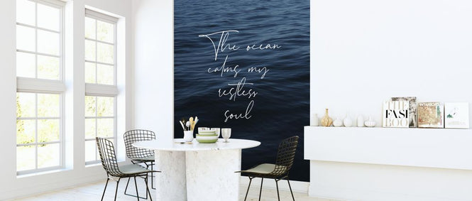 PHOTOWALL / Blue Wave Still Abstract Water (e323322)