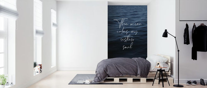 PHOTOWALL / Blue Wave Still Abstract Water (e323322)